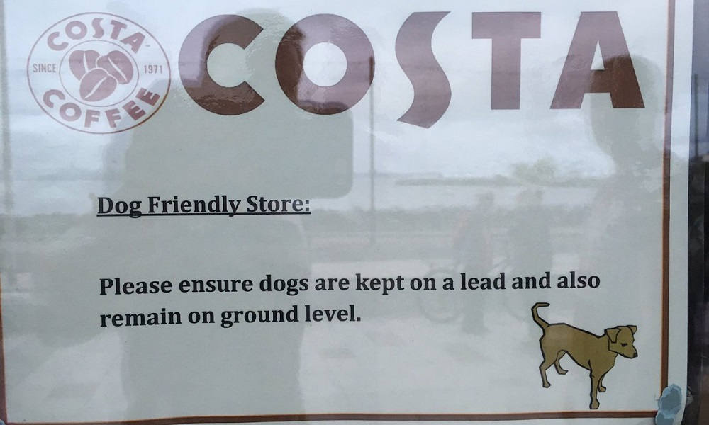 Is Costa Coffee Dog Friendly